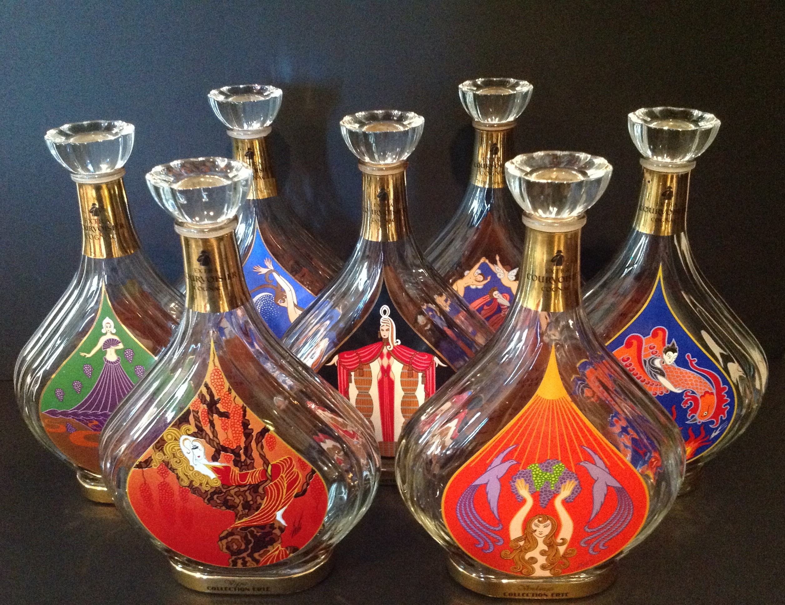 ERTE COURVOISIER COGNAC COLLECTION
